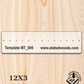 Equal Distance Measuring Ruler 12"