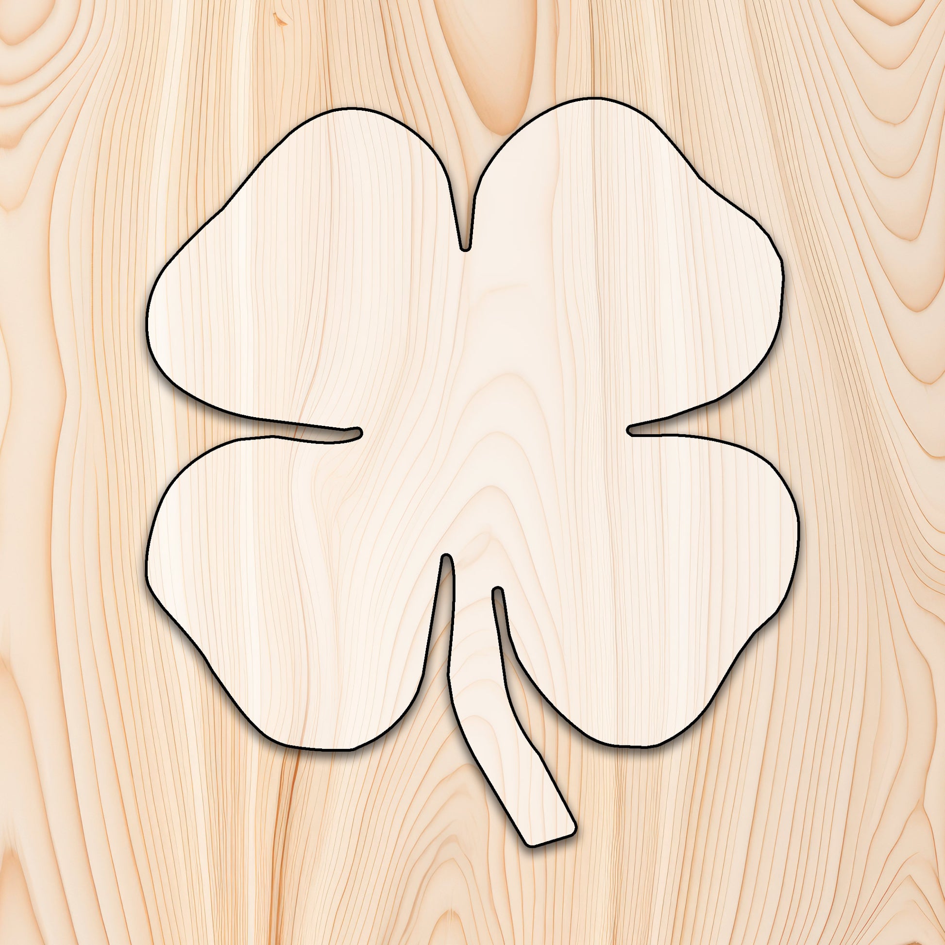 Shamrock Cutting Board or Charcuterie Board Router Template for woodworking, perfect for shaping custom sized cutting boards, charcuterie boards, trays  and custom projects.