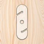 Sip & Serve Wine Glass Caddy Router Template for woodworking, perfect for shaping custom sized cutting boards, charcuterie boards, and custom projects.