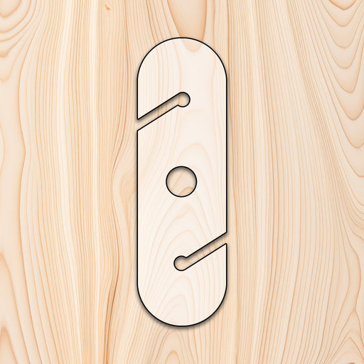 Sip & Serve Wine Glass Caddy Acrylic Router Template