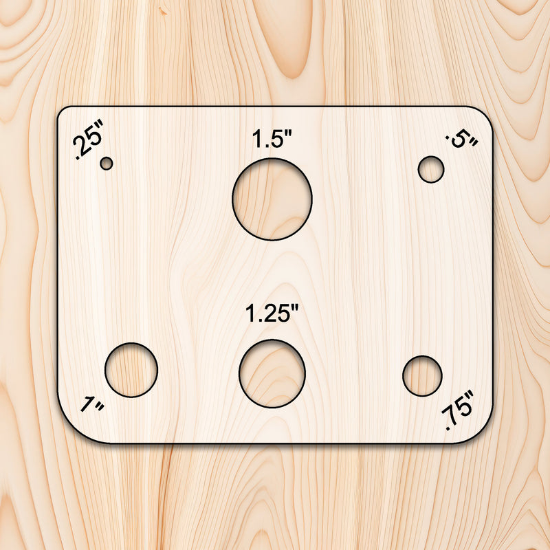 WSP_Small Hole and Radius Acrylic Template