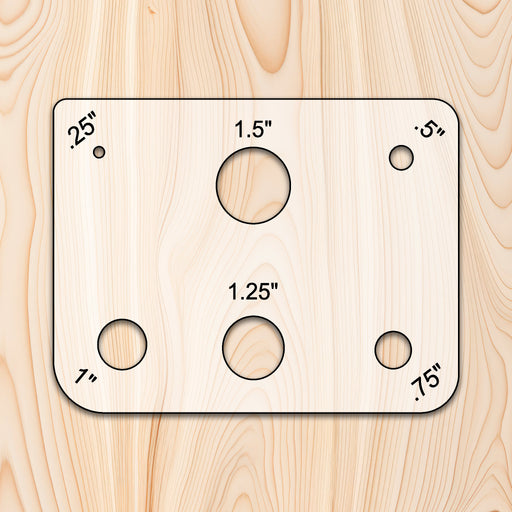 WSP_Small Hole and Radius Acrylic Template