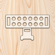 Stackable Egg Tray with Stand Acrylic Router Template