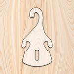 Stackable Flower Pot Hanger Template (2 hooks)for woodworking, perfect for shaping custom sized cutting boards, charcuterie boards, and custom projects.