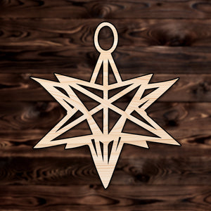 Star Plywood Craft Shape