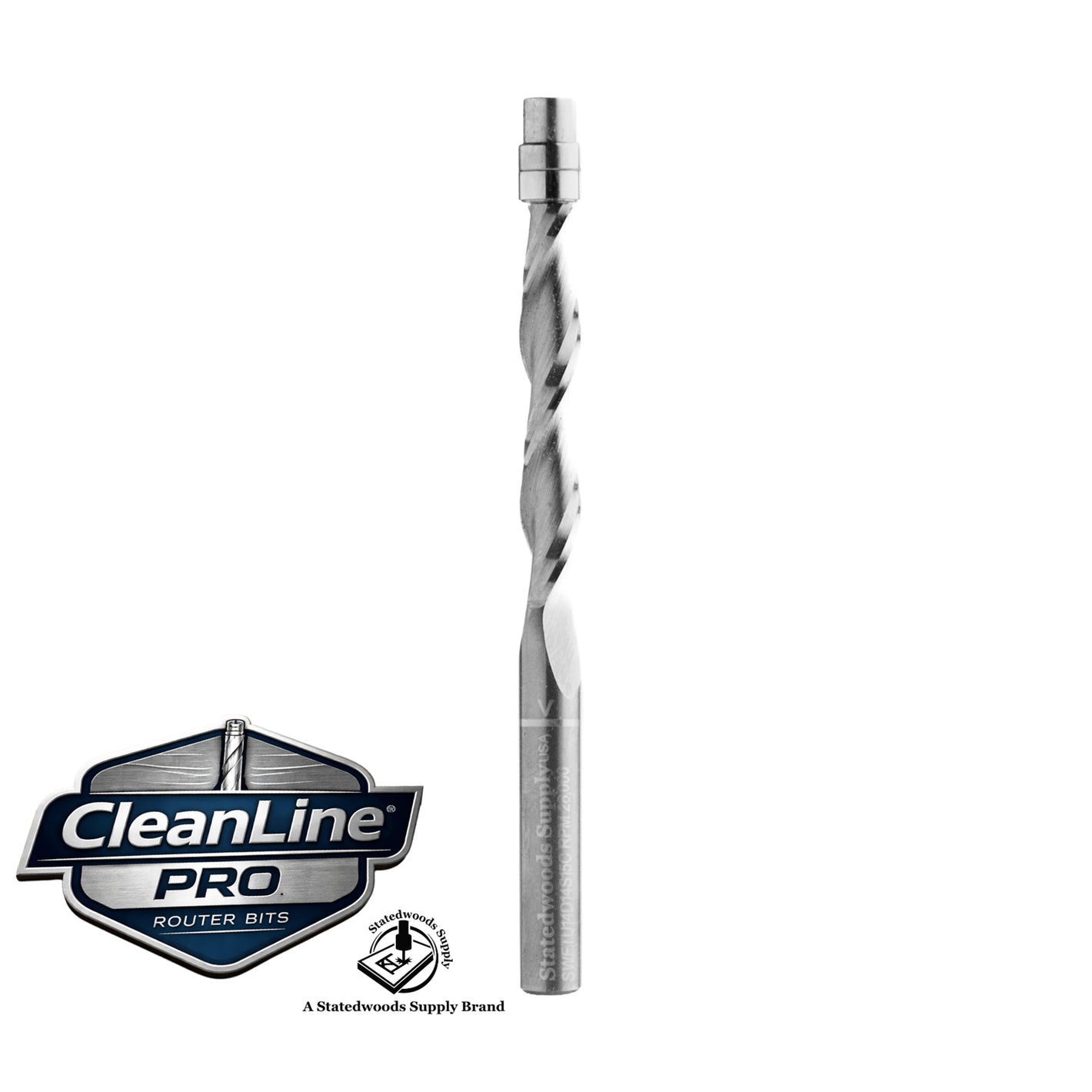 CleanLine Pro 1/4" Up-Cut Spiral Flush Trim Router Bit