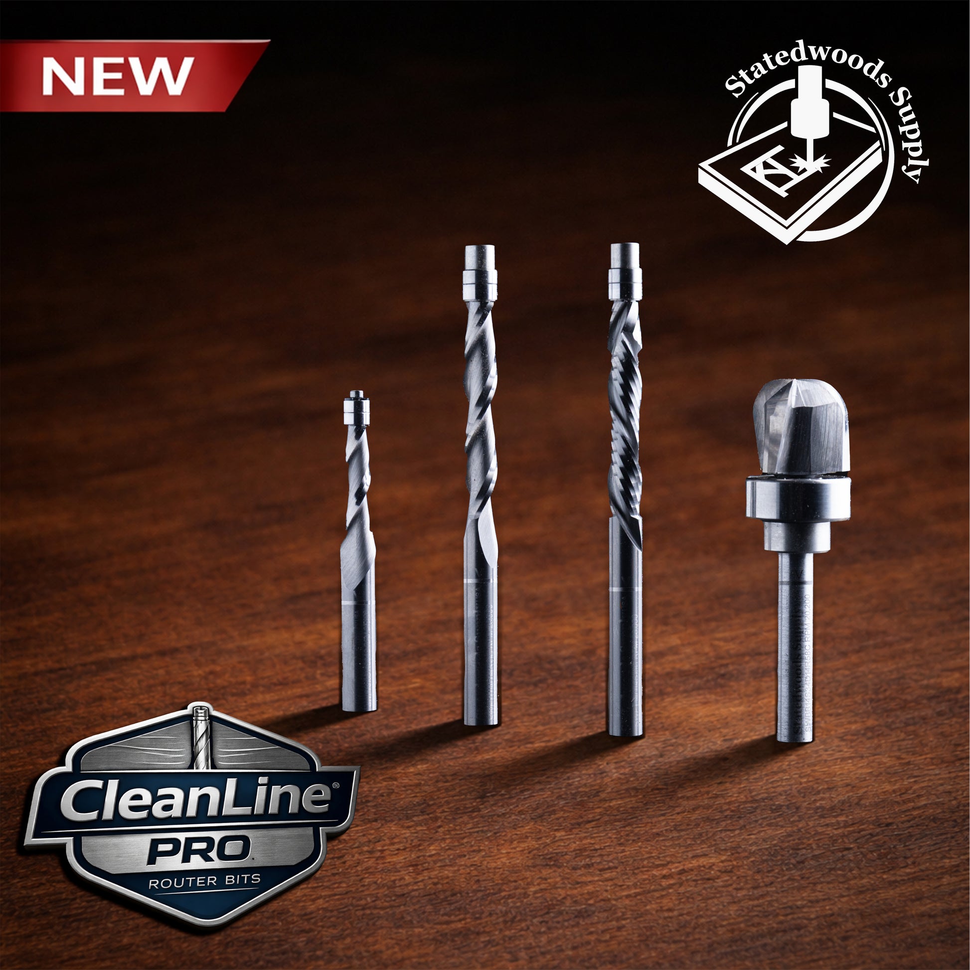 CleanLine Pro Solid Carbide 3/4" Diameter Deep Reach Bowl Router Bit