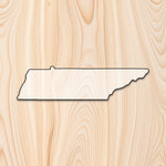 Tennessee Cutting Board or Charcuterie Board Acrylic Router Template - Create bold, eye-catching Tennessee-shaped cutting boards and charcuterie boards with precision and repeatability using our Tennessee Acrylic Router Template. Whether you're making products to sell or crafting custom gifts, this template gives you the control and consistency needed for professional results.