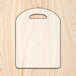 The Arc" Cutting Board or Charcuterie Board Router Template for woodworking, perfect for shaping custom sized cutting boards, charcuterie boards, and custom projects.