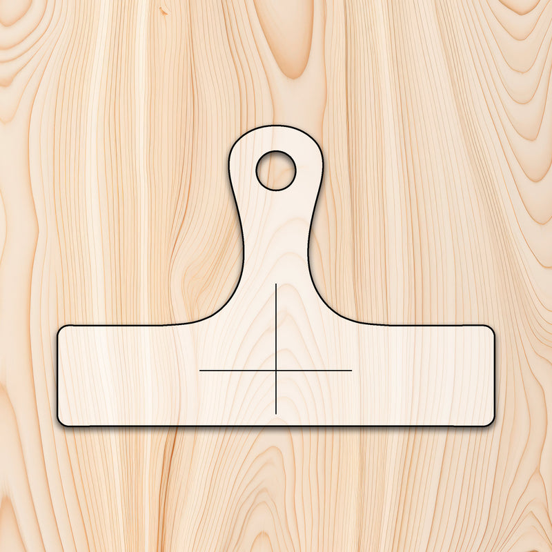 Traditional Rounded Edge Cutting Board or Charcuterie Board Handle Acrylic Router Template