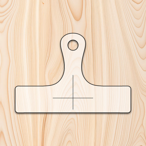 Traditional Rounded Edge Cutting Board or Charcuterie Board Handle Acrylic Router Template