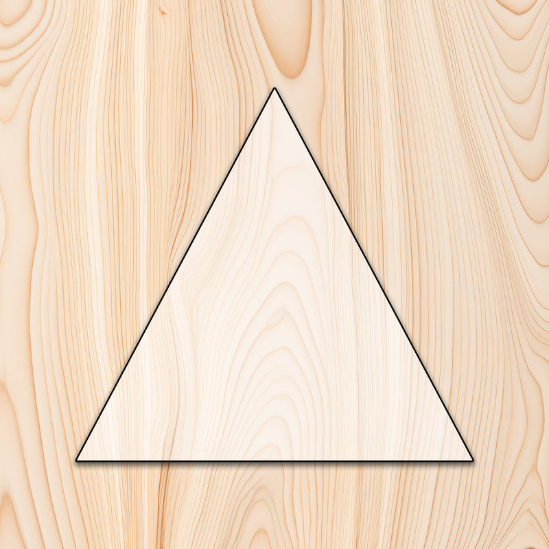 Triangle Blank Acrylic Craft Cutout- 1/4" acrylic