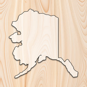 Alaska State Acrylic Craft Cutout