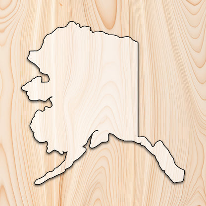 Alaska State Acrylic Craft Cutout