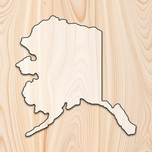 Alaska Cutting Board or Charcuterie Board Acrylic Router Template