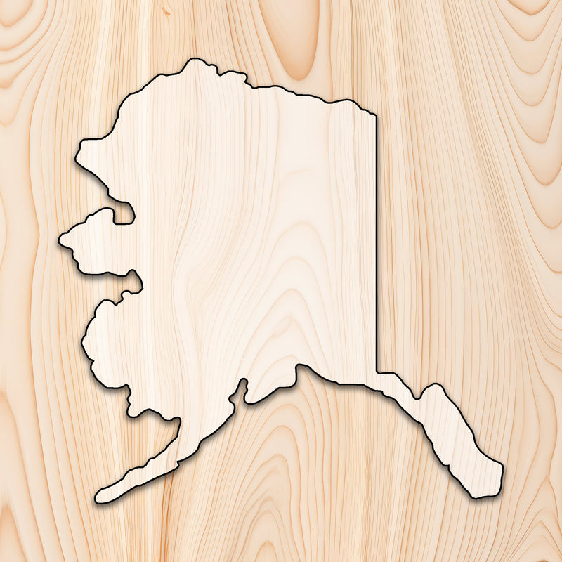 Alaska Cutting Board or Charcuterie Board Acrylic Router Template