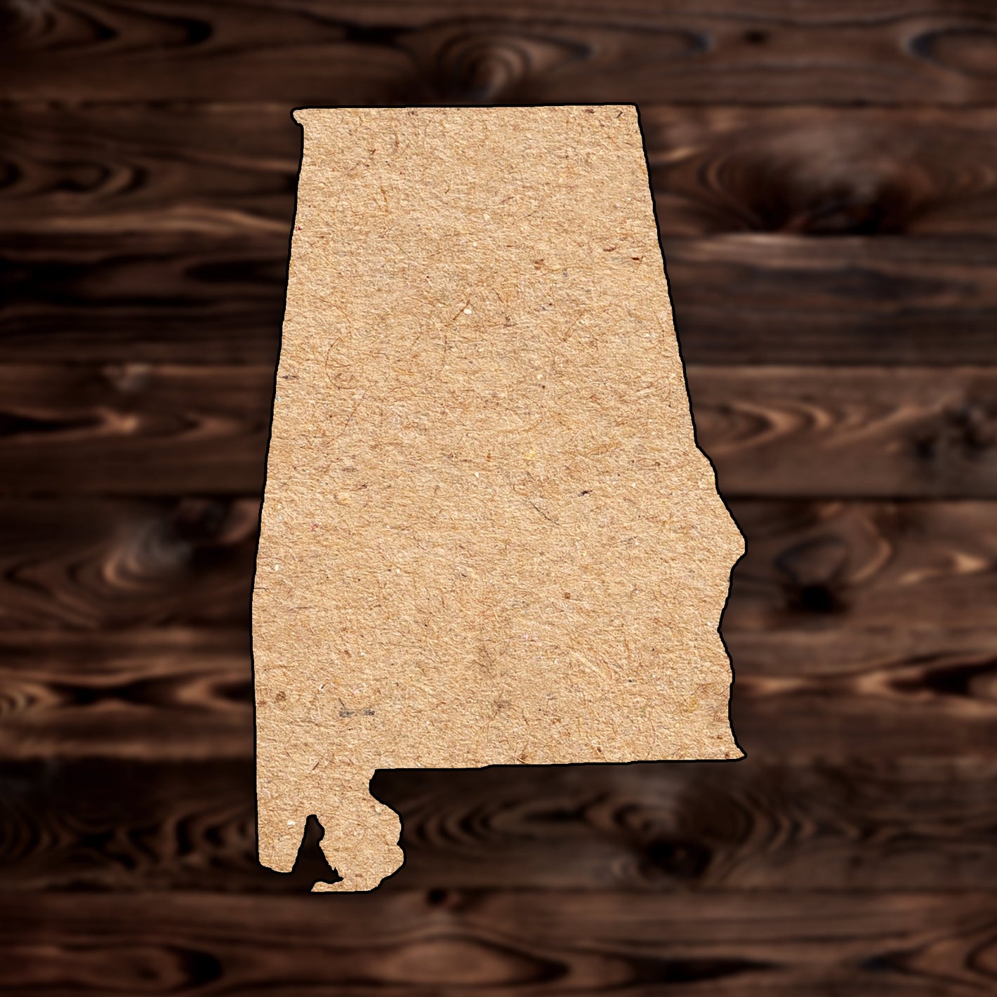 Alabama State MDF Cutout