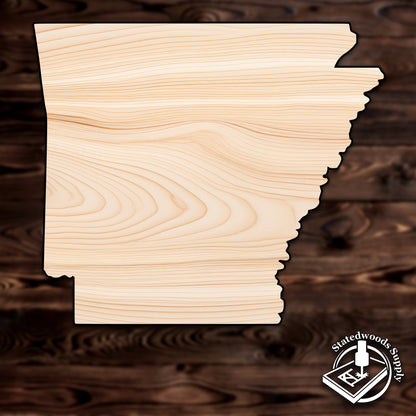 arkansas state craft cutout wood