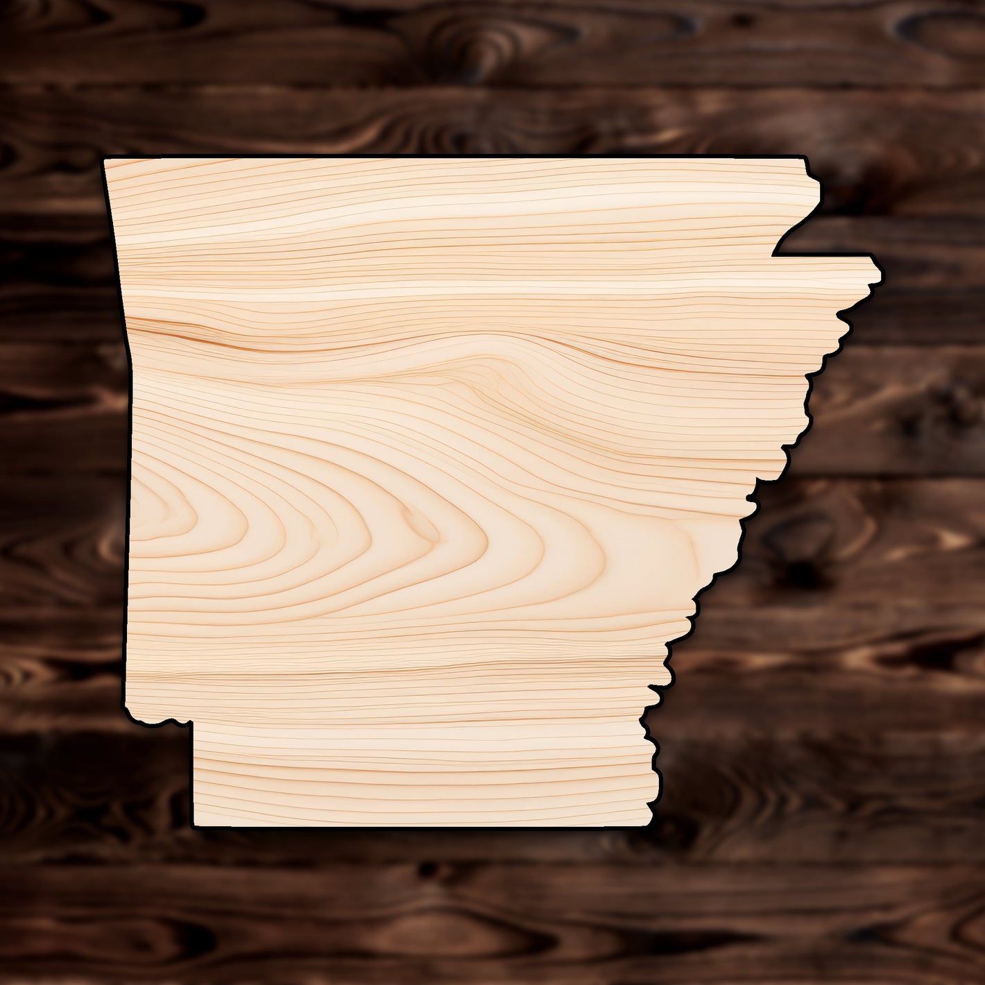 Arkansas State Plywood Craft Shape