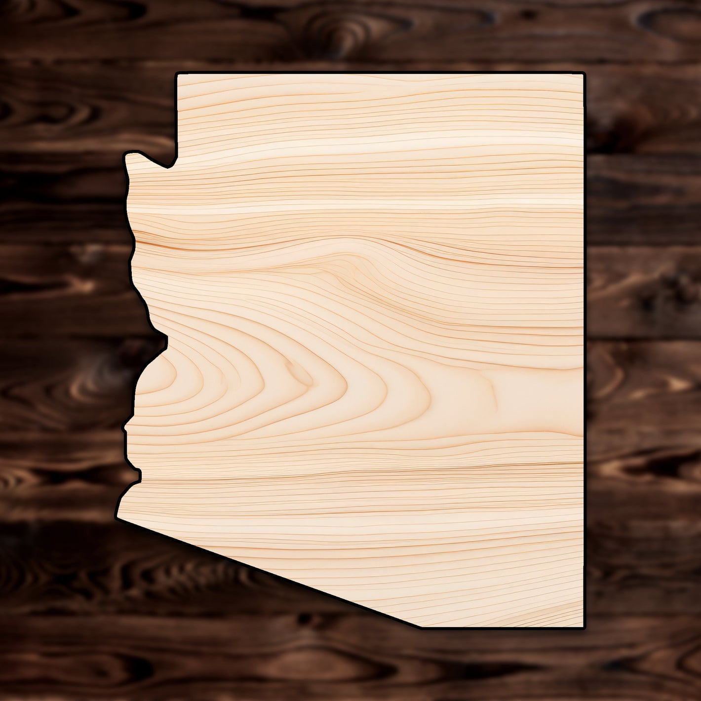 Arizona State Plywood Craft Shape