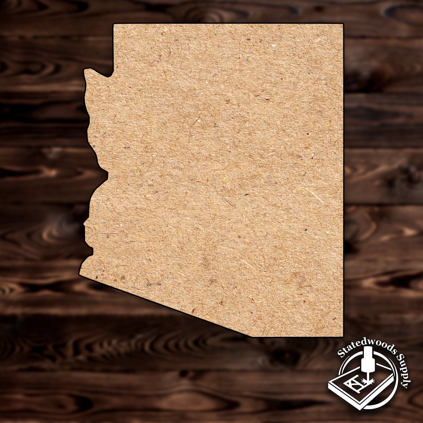 arizona state mdf plywood craft cutout