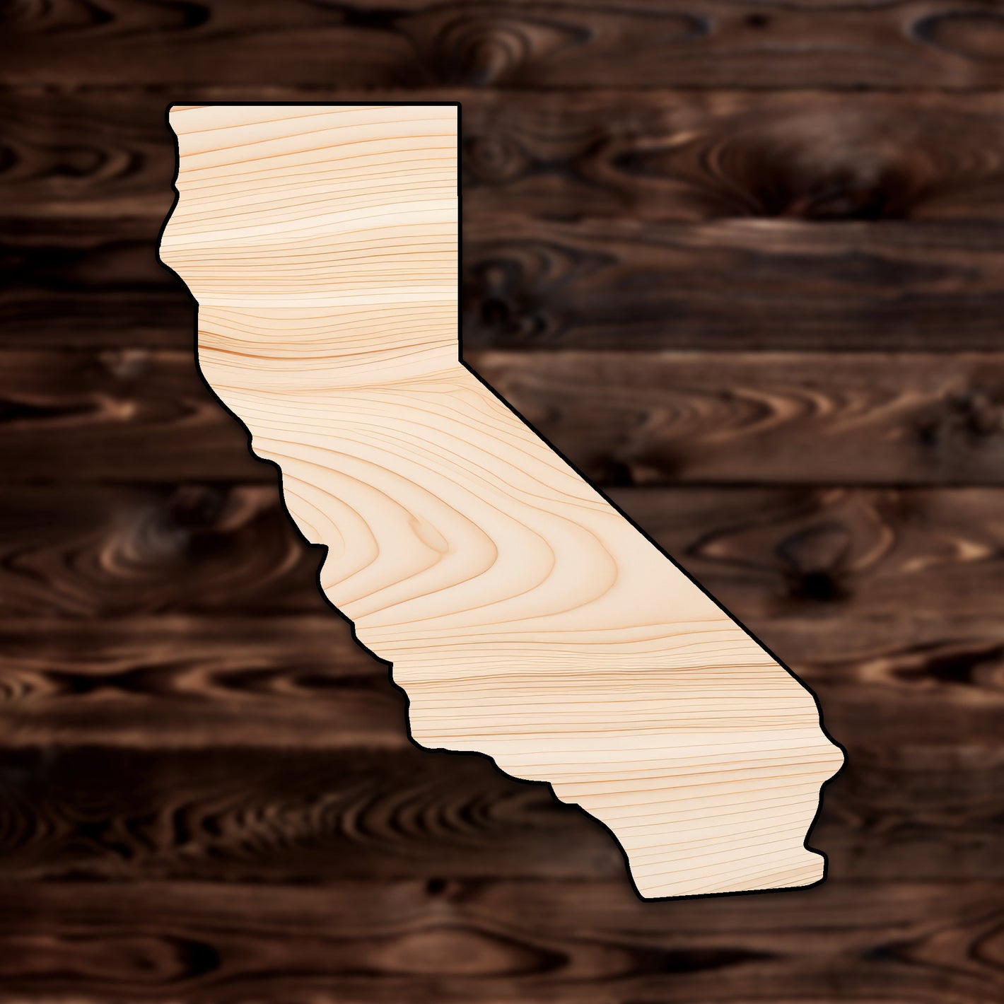 California State Plywood Craft Shape