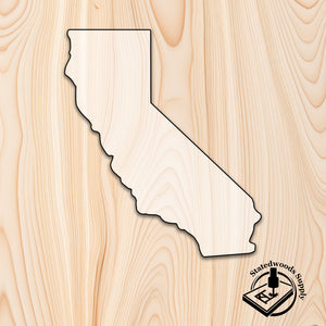 california state acrylic craft cutout