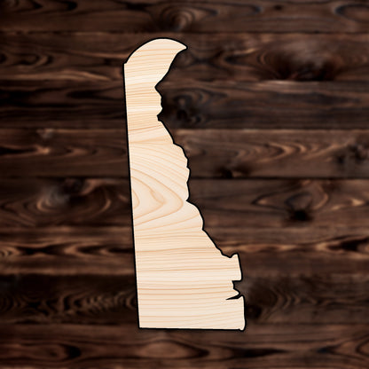 Delaware State Plywood Craft Shape