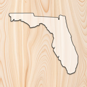 Florida State Acrylic Craft Cutout