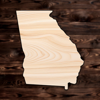 Georgia State Plywood Craft Shape