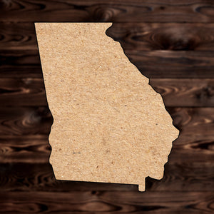 Georgia State MDF Cutout