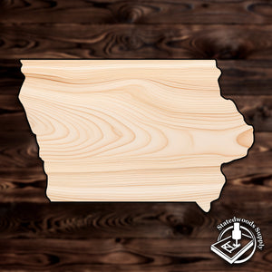 iowa state craft cutout wood