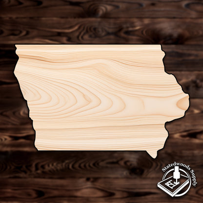 iowa state craft cutout wood