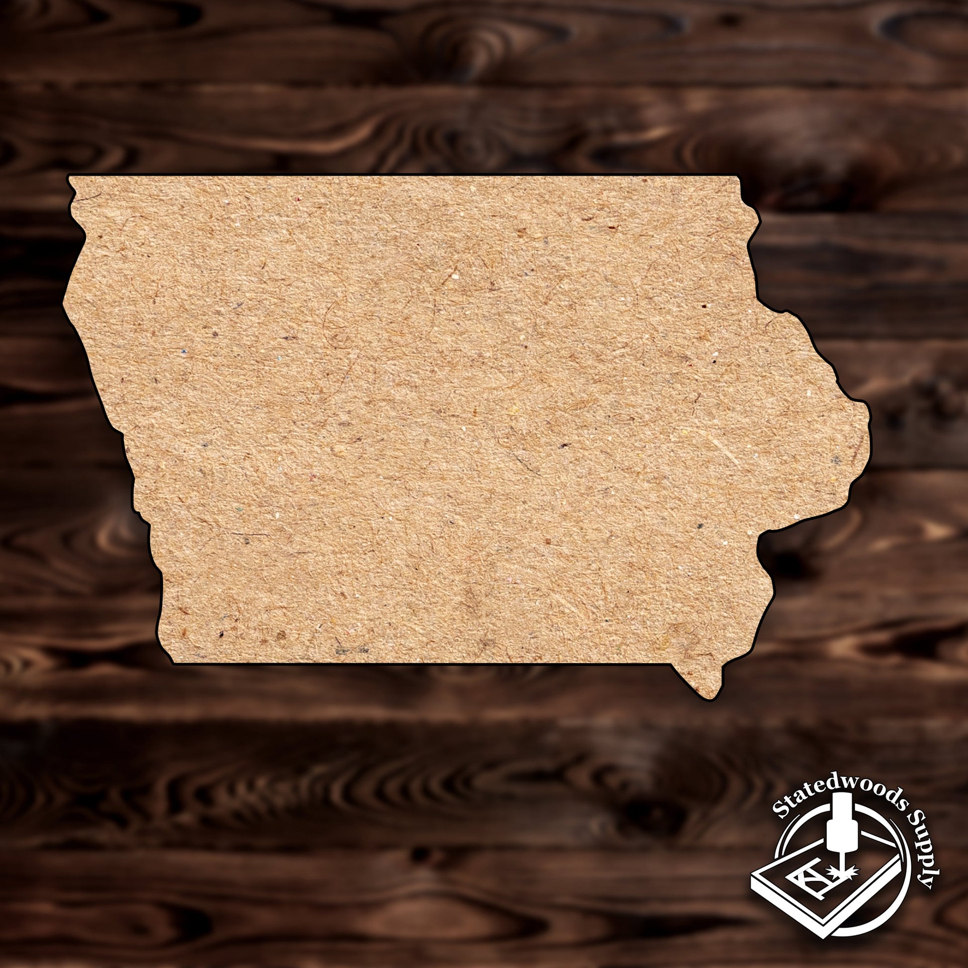 iowa state mdf plywood craft cutout