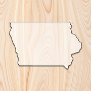 Iowa State Acrylic Craft Cutout