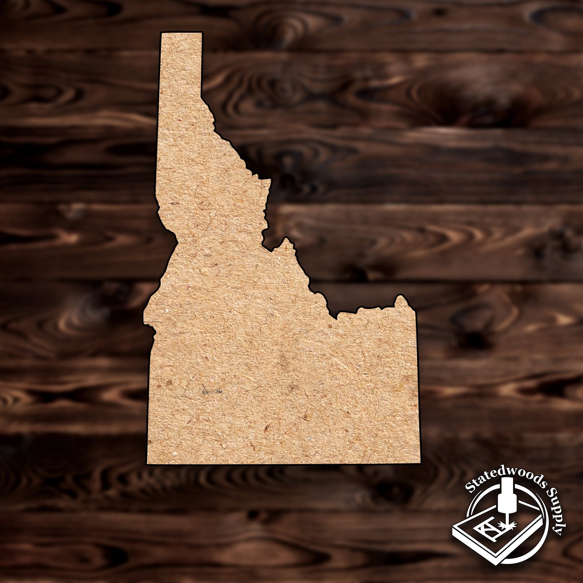 indiana state mdf plywood craft cutout