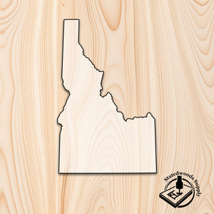 idaho state craft acrylic cutout