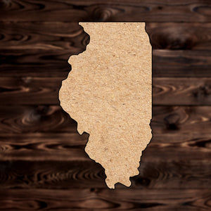 Illinois State MDF Cutout