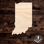 indiana state craft cutout wood