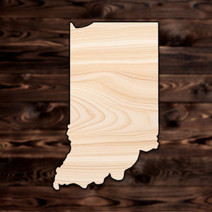 Indiana State Plywood Craft Shape