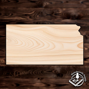 kansas state craft cutout wood