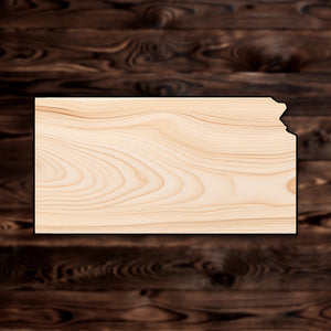Kansas State Plywood Craft Shape