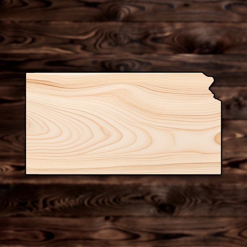 Kansas State Plywood Craft Shape
