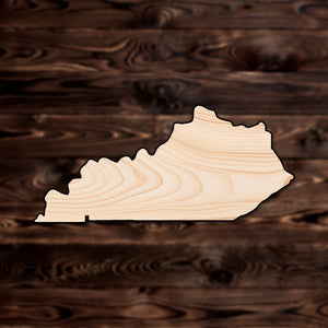 Kentucky State Plywood Craft Shape