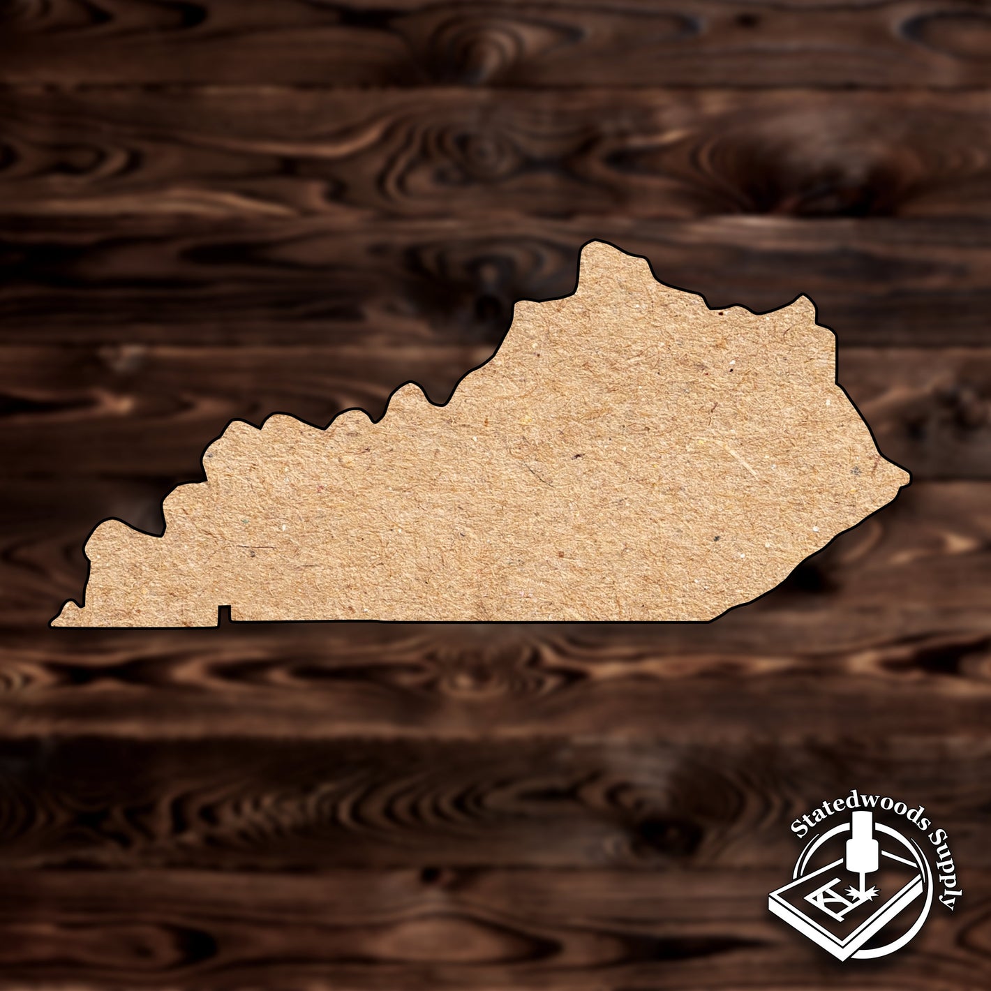 kentucky state mdf plywood craft cutout