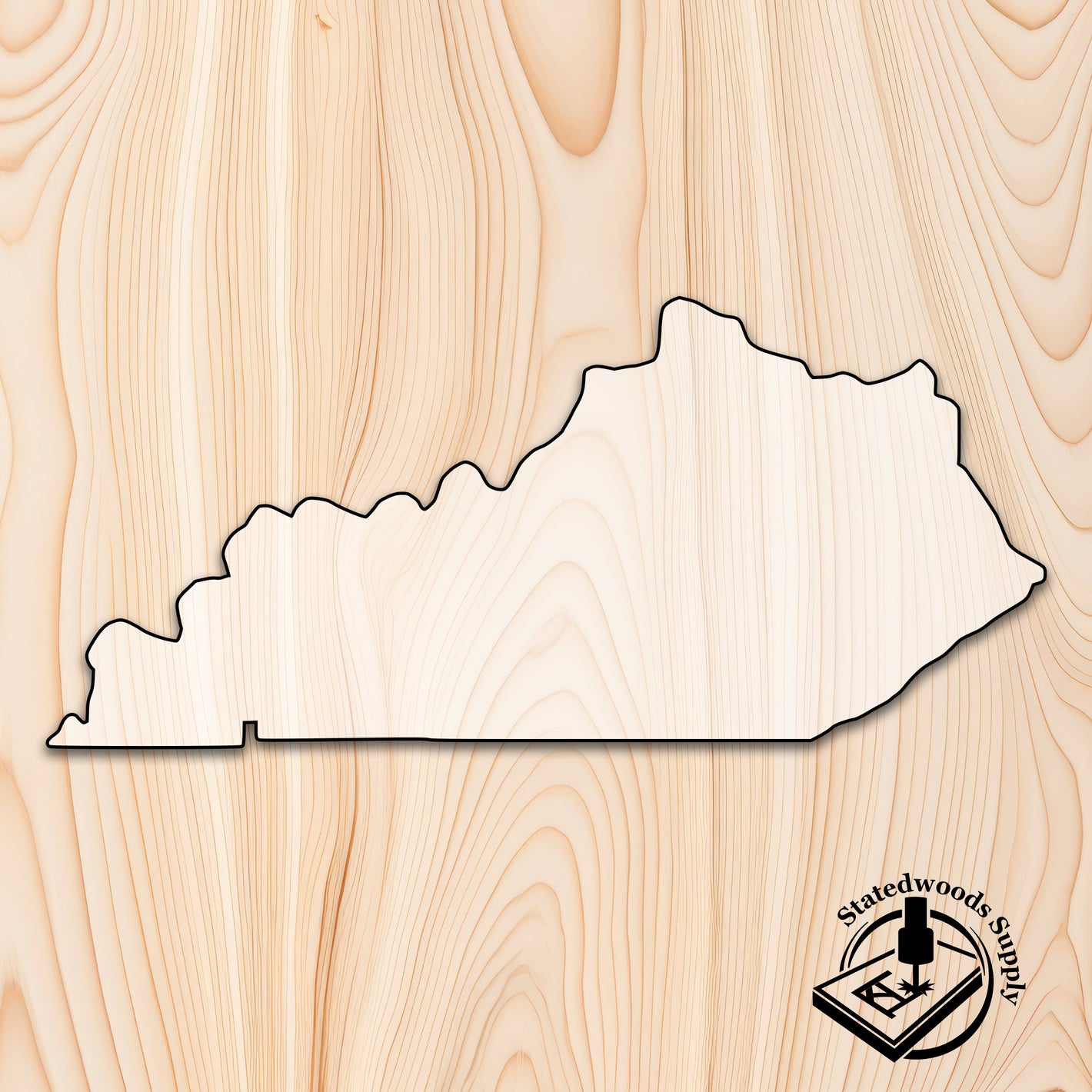 kentucky state acrylic craft cutout