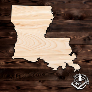 Louisiana State Plywood Craft Shape