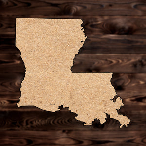 Louisiana State MDF Cutout