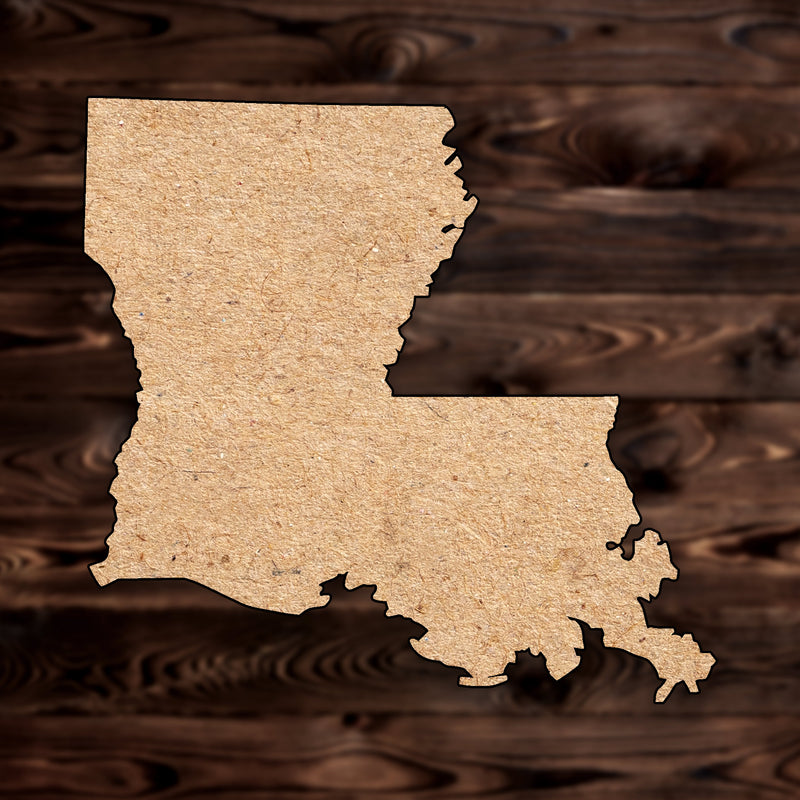 Louisiana State MDF Cutout