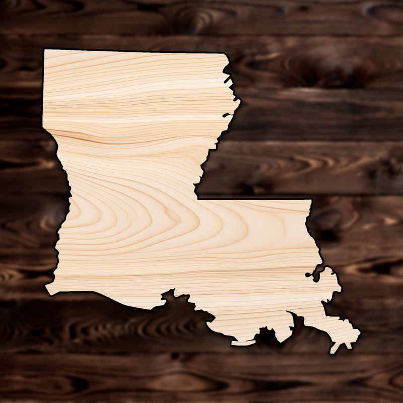 Louisiana State Plywood Craft Shape